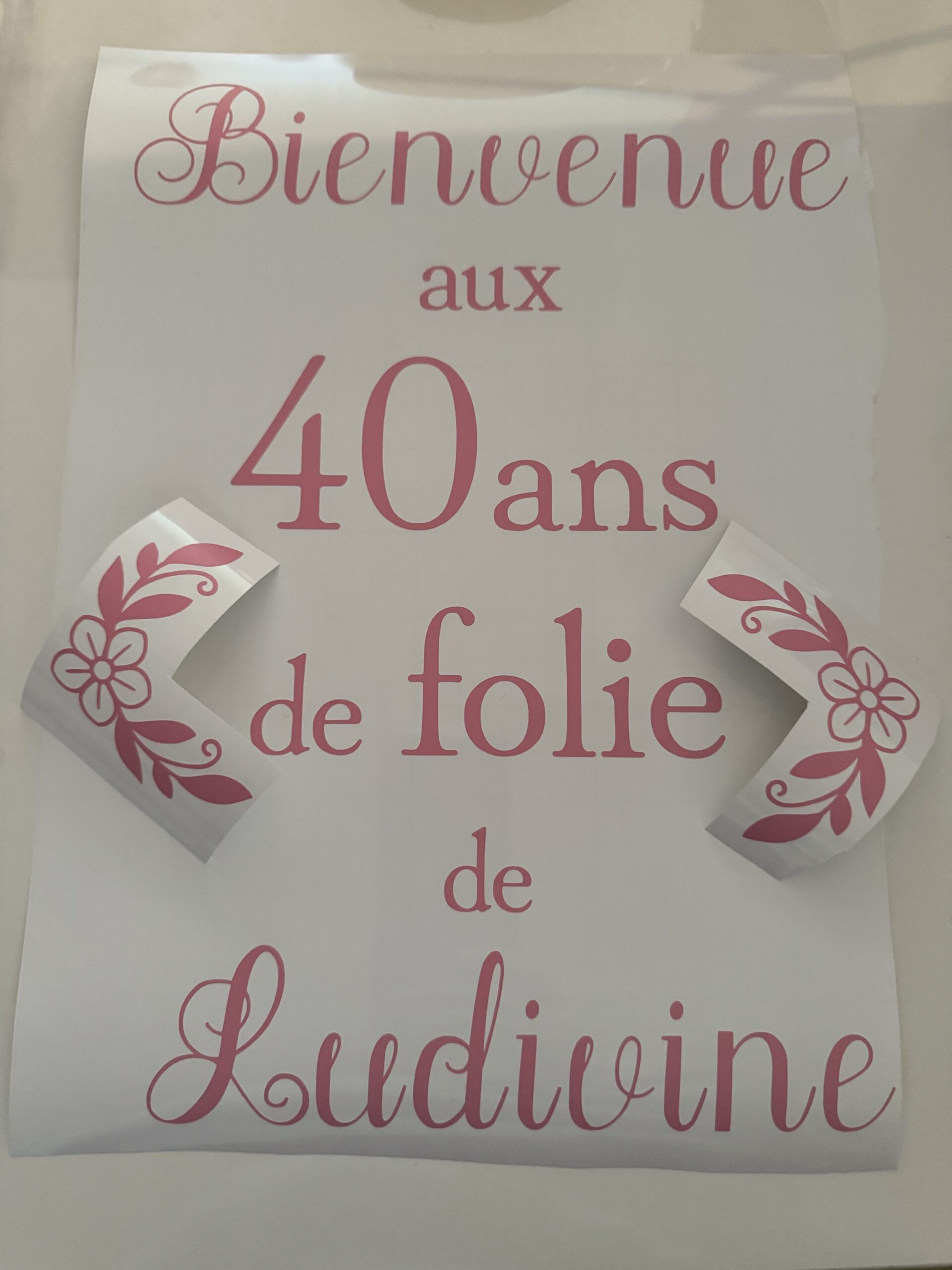 Sticker message personnalisé — Baptême, Mariage & Événements – Image 3