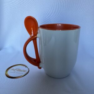Tasse avec cuillère personnalisable