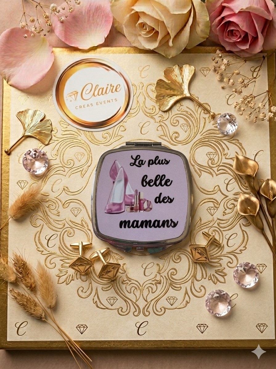 Miroir personnalisé – La plus belle des mamans