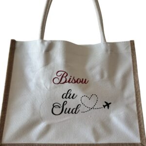 Sac Cabas Toile de Jute – Prêt à Partir