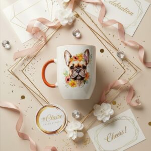 Tasse avec cuillère Bouldogue