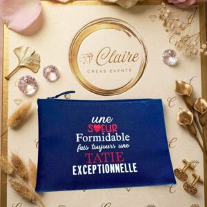 Trousse personnalisée "Sœur formidable"