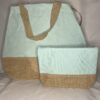 Sac coton et jute avec pochette personnalisable – Image 2