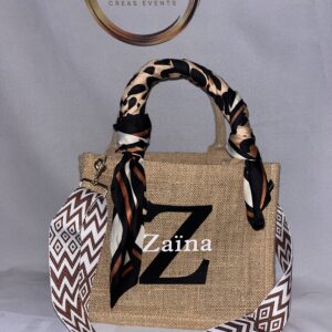 Sac scintillant personnalisable avec accessoire