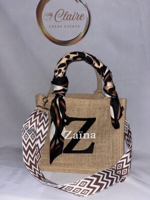 Sac scintillant personnalisable avec accessoire