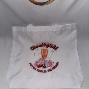 Tote bag grand personnalisable
