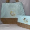 Sac coton et jute avec pochette personnalisable – Image 5
