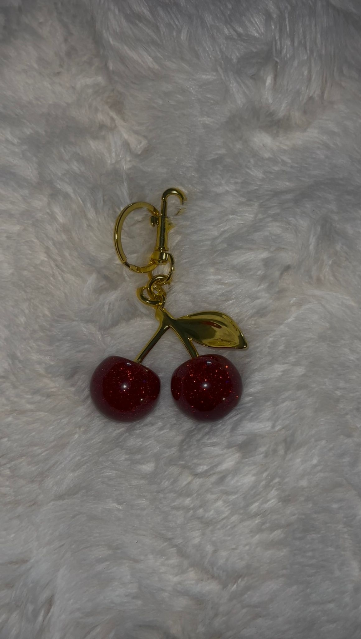 Porte clés cerise - Accessoire de sac – Image 2