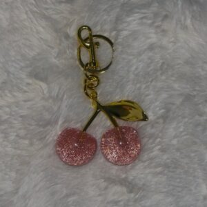Porte clés cerise - Accessoire de sac
