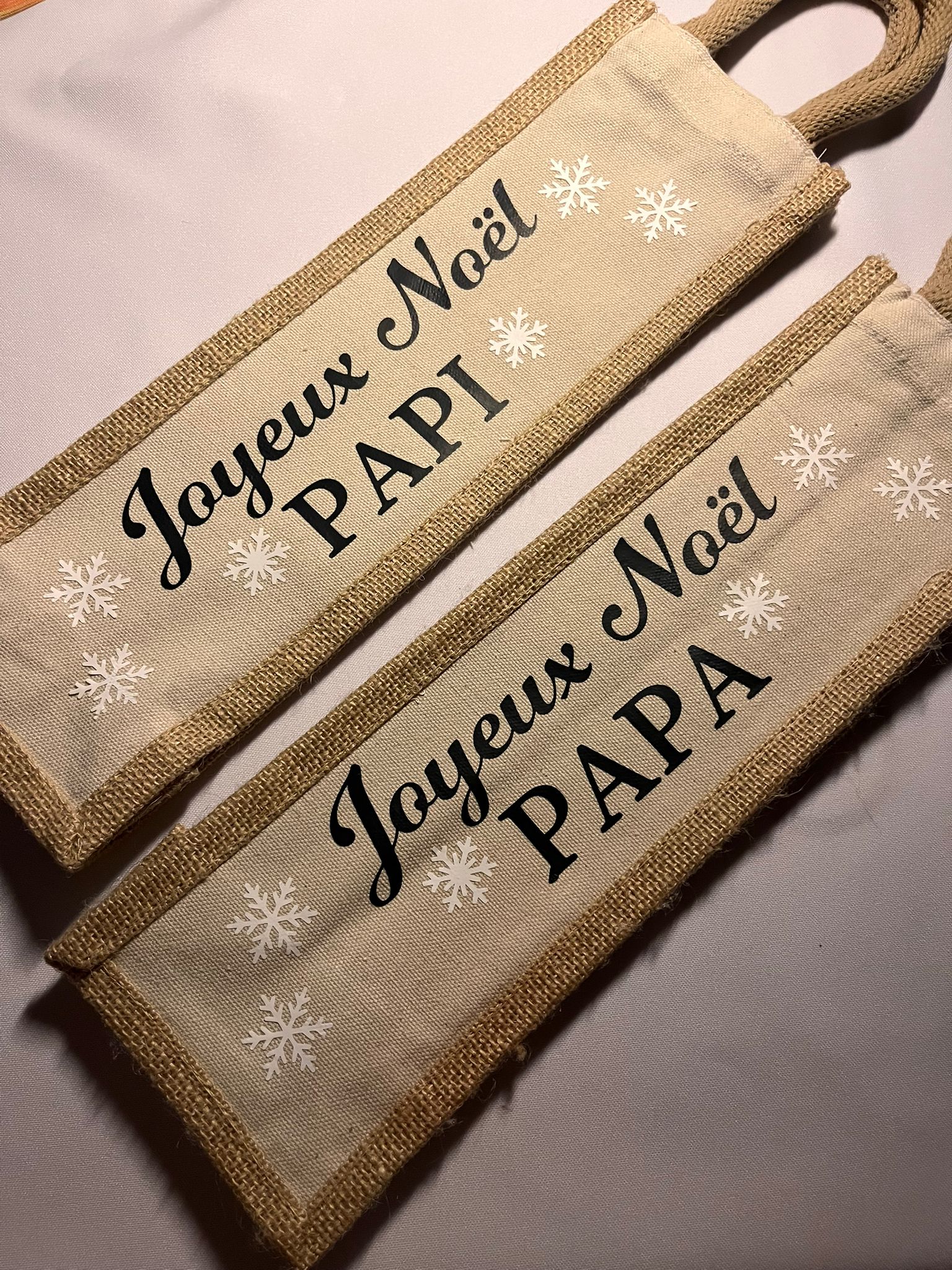 Sac bouteille personnalisé - édition Noël – Image 2