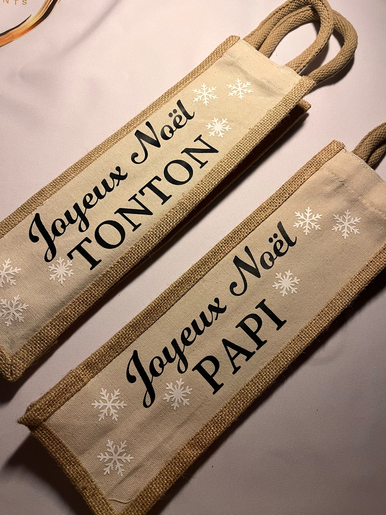 Sac bouteille personnalisé - édition Noël – Image 4