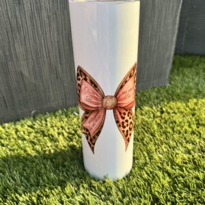 Tumbler isotherme personnalisé avec paille