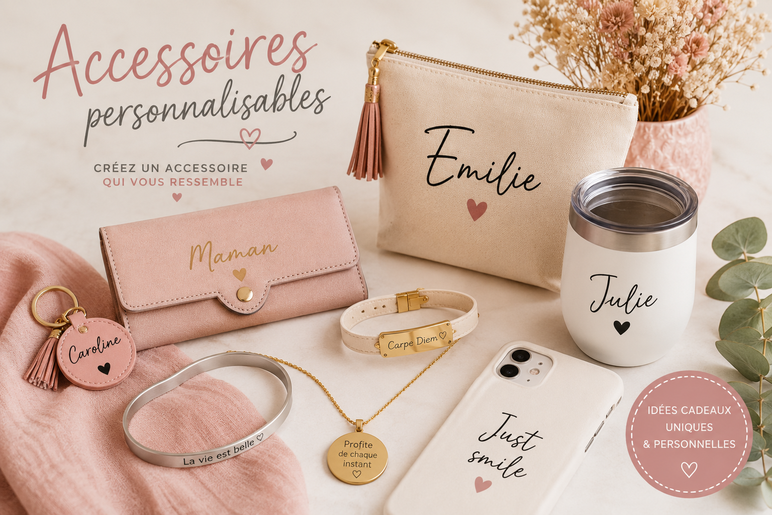 Accessoires personnalisables
