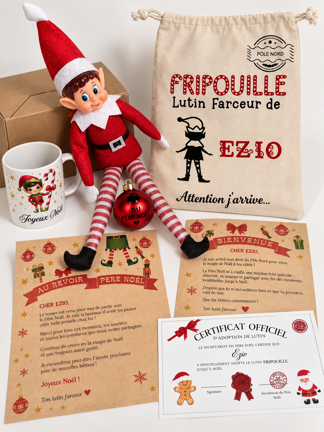 Kit Lutin Farceur Fripouille personnalisé